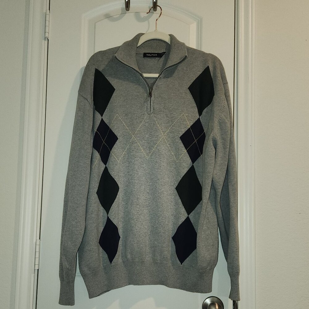 Nautica Sweater Pullover 1/4 Zip Mens's Size XXL